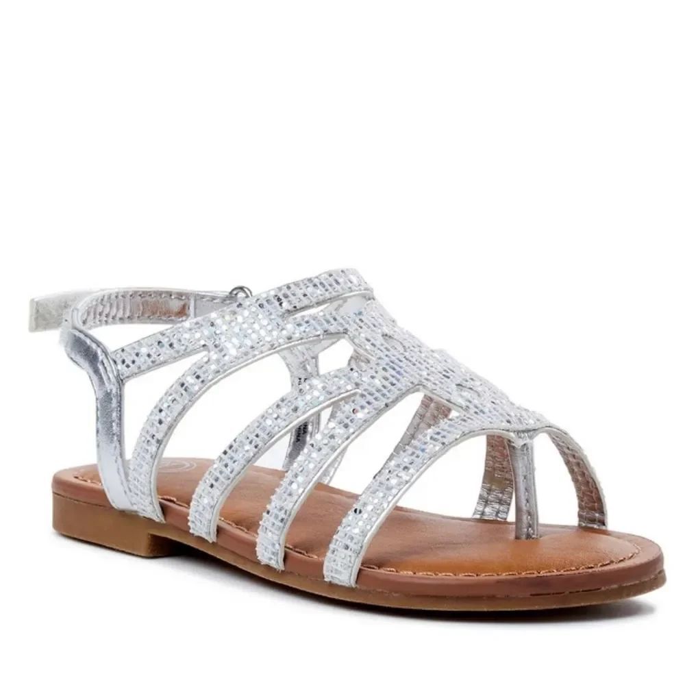WONDER NATION TODDELER GIRL RHINESTONES SANDAL